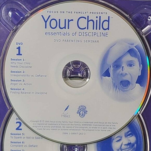 Dr James Dobson Your Child Essentials of Discipline DVD Set Focus on the Family - Picture 10 of 12
